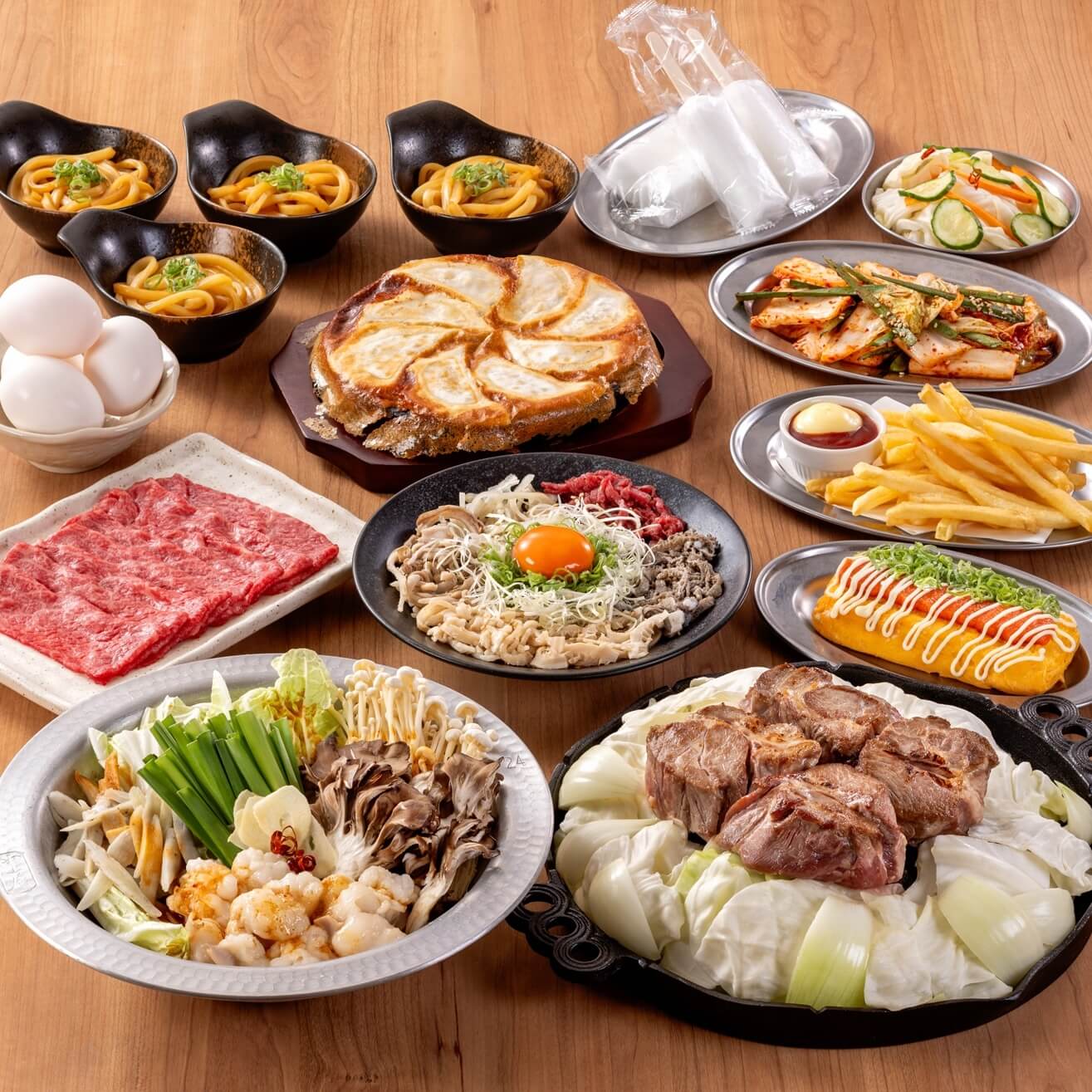大とろホルモンすき焼き&ジンギスカンコース 5,500円 5,500円